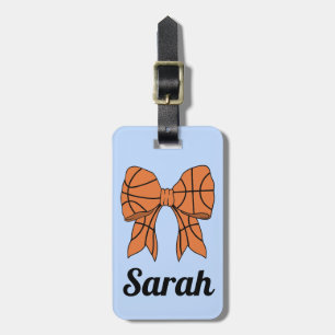 Para Maletas Etiqueta de bolsa personalizada de baloncesto