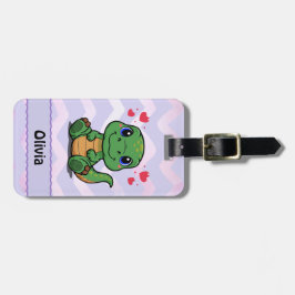 Para Maletas Etiqueta de bolsa personalizada de T-Rex dinosauri