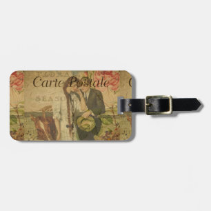 Para Maletas Etiqueta de bolsa postal francesa