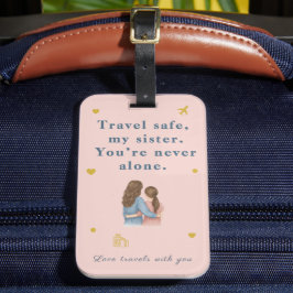 Para Maletas Etiqueta de Collar de Fotos de Hermanas – Mismos C