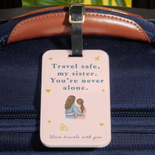 Para Maletas Etiqueta de Collar de Fotos de Hermanas – Mismos C
