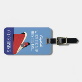 Para Maletas Etiqueta de crucero personalizada | Divertidos via