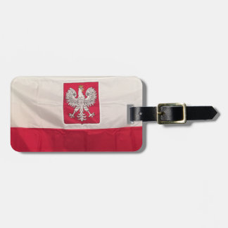 PARA MALETAS ETIQUETA DE EAGLE Y BANDERA POLACA