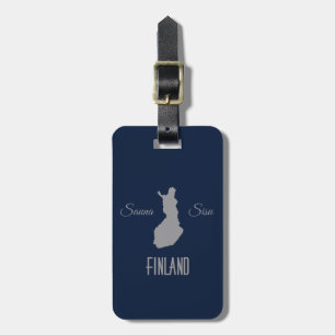 Para Maletas Etiqueta de encargo del equipaje de FINLANDIA