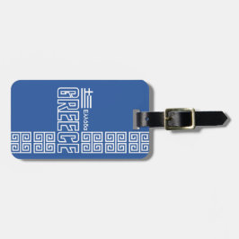 Para Maletas Etiqueta de encargo del equipaje de GRECIA