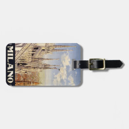 Para Maletas Etiqueta de encargo del equipaje de Milano Milano