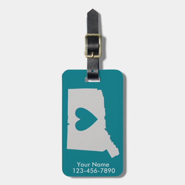 Para Maletas Etiqueta de encargo del equipaje del estado de (Frente Vertical)