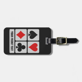 Para Maletas Etiqueta de encargo del equipaje del jugador de