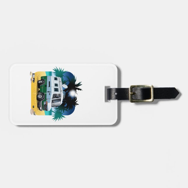 Para Maletas Etiqueta de equipaje (Frente Horizontal)