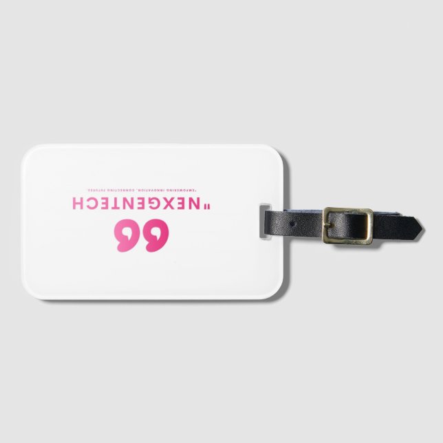 Para Maletas Etiqueta de equipaje (Anverso horizontal)
