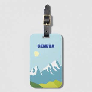 Para Maletas Etiqueta de equipaje acrílico de Ginebra