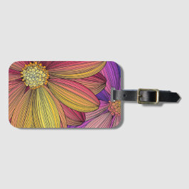 Para Maletas Etiqueta de equipaje acrílico "girasol"