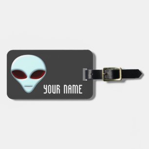 Para Maletas Etiqueta de equipaje Alien Head 01