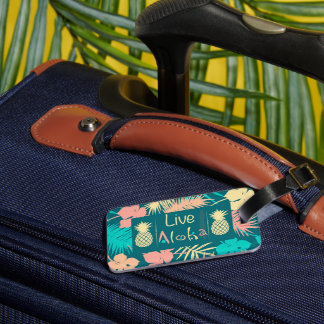 Para Maletas Etiqueta de equipaje Aloha de la vida hawaiana