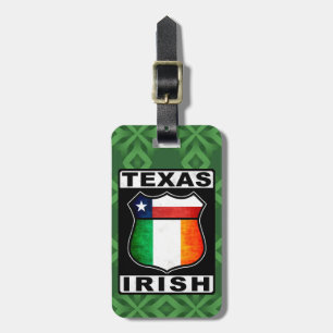 Para Maletas Etiqueta de equipaje americana irlandesa de Tejas