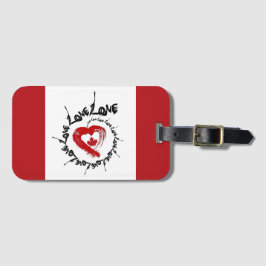 Para Maletas Etiqueta de equipaje Amor Canadá