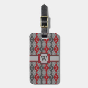Para Maletas Etiqueta de equipaje Argyle Ashes and Embers