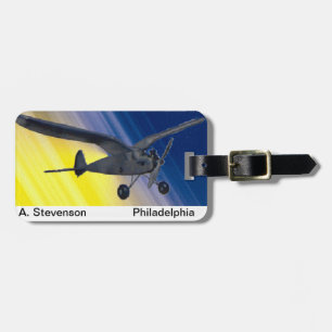 Para Maletas Etiqueta de equipaje - avión modelo