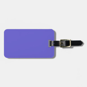 Para Maletas Etiqueta de equipaje azul de flor negro