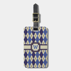 Para Maletas Etiqueta de equipaje Blueberry Scone Argyle