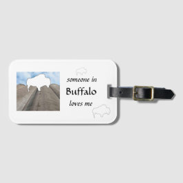 Para Maletas Etiqueta de equipaje Buffalo Love 21