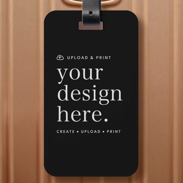 Para Maletas Etiqueta de equipaje carga de diseño (Create, upload, print - a bespoke luggage tag created in your style, for business or personal use.)