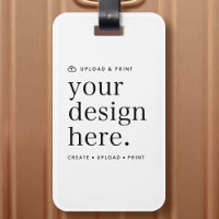 Etiqueta de equipaje carga de diseño