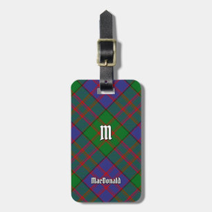 Para Maletas Etiqueta de equipaje Clan MacDonald Tartan