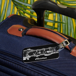Para Maletas Etiqueta de equipaje Clarinet