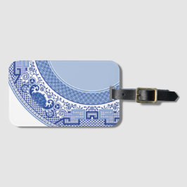 Para Maletas Etiqueta de equipaje Classic Blue Willow