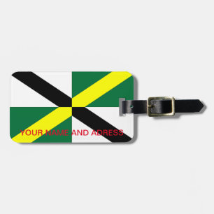 Para Maletas Etiqueta de equipaje con bandera de Monterey City,