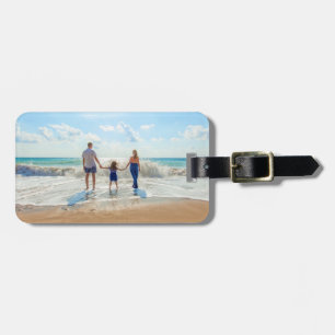 Para Maletas Etiqueta de equipaje con foto personalizada