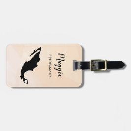 Para Maletas Etiqueta de equipaje con mapa de México, bienvenid