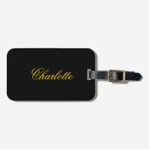 Etiqueta de equipaje con nombre personalizado ID d