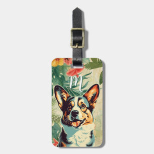 Para Maletas Etiqueta de Equipaje Corgi