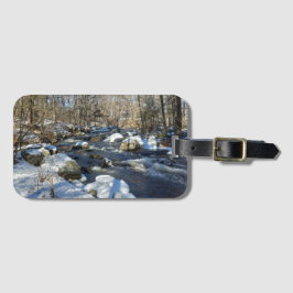 Para Maletas Etiqueta de equipaje de agua de invierno