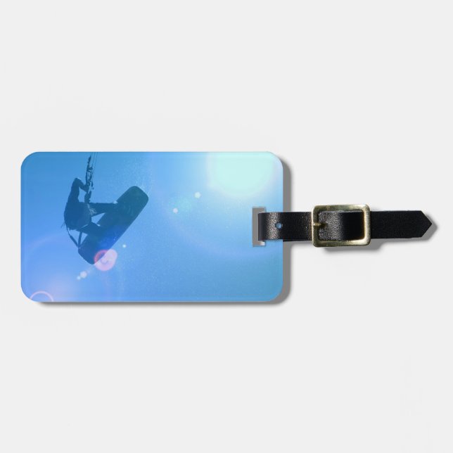 Para Maletas Etiqueta de equipaje de aire de kitesurf (Frente Horizontal)