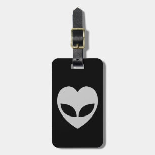 Para Maletas Etiqueta de equipaje de Alien Love Heart