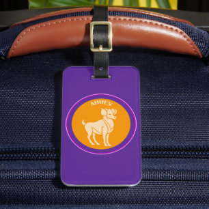 Para Maletas Etiqueta de equipaje de Aries