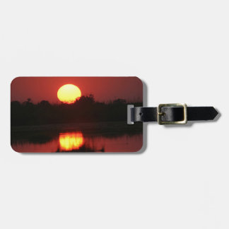 Para Maletas Etiqueta de equipaje de Atardecer Africano