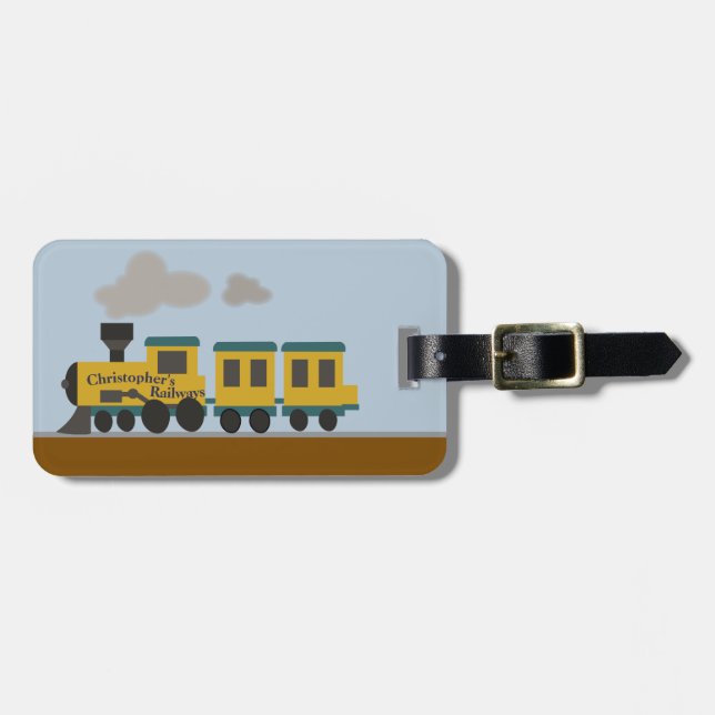 Para Maletas Etiqueta de equipaje de avión personalizable (Frente Horizontal)