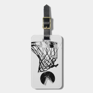 Para Maletas Etiqueta de equipaje de baloncesto