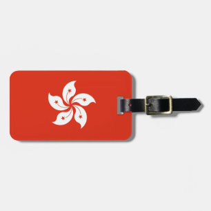 Para Maletas Etiqueta de equipaje de bandera de Hong Kong