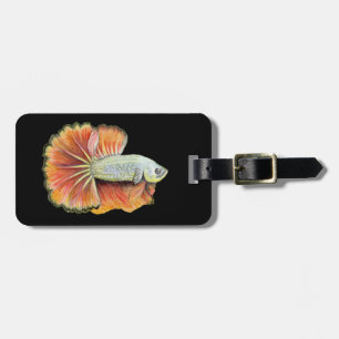 Para Maletas Etiqueta de equipaje de Betta Fish