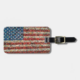 Para Maletas etiqueta de equipaje de bolsa de bandera de estado