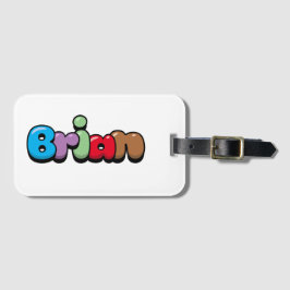 Para Maletas Etiqueta de equipaje de Brian