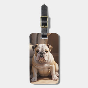 Para Maletas Etiqueta de equipaje de Bulldog Inglés