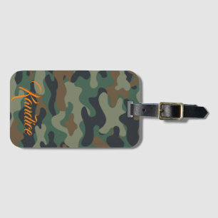 Para Maletas Etiqueta de equipaje de Camo