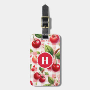 Para Maletas Etiqueta de equipaje de cerezas