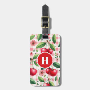 Para Maletas Etiqueta de equipaje de cerezas